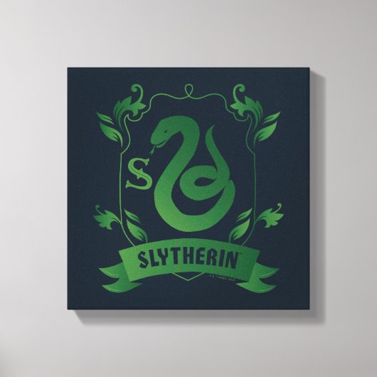 華美SLYTHERIN™ハウスクレスト キャンバスプリント (正面)
