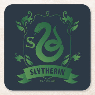 華美SLYTHERIN™ハウスクレスト スクエアペーパーコースター