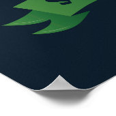 華美SLYTHERIN™ハウスクレスト ポスター (角)