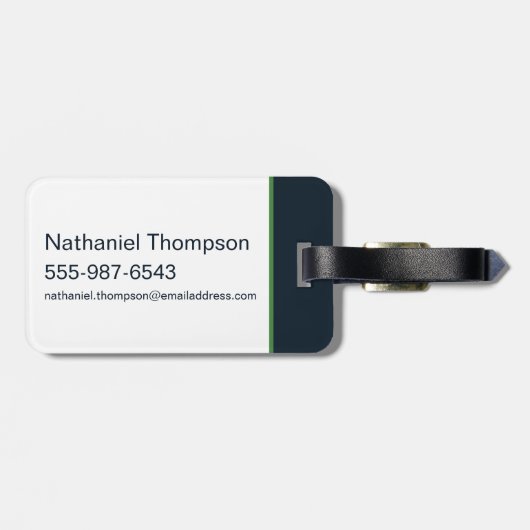 華美SLYTHERIN™ハウスクレスト ラゲッジタグ (裏面横)