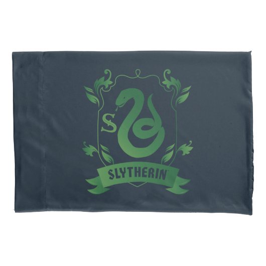 華美SLYTHERIN™ハウスクレスト 枕カバー (正面)