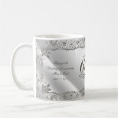 華麗さのダイヤモンド第60記念日のコーヒー・マグ コーヒーマグカップ (左)