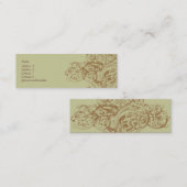 華麗さのプロフィールカード スキニー名刺 (正面/裏面)