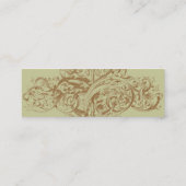 華麗さのプロフィールカード スキニー名刺 (裏面)