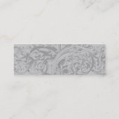 華麗さのプロフィールカード スキニー名刺 (裏面)