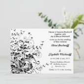 華麗さの結婚式招待状 招待状 (スタンド正面)