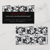 華麗さ; ウェブサイトのマーケティング 名刺 (正面/裏面)