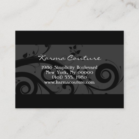 華麗さ 名刺 (正面)