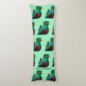 華麗なる羽毛 ボディピロー (正面縦)