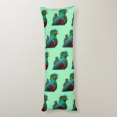 華麗なる羽毛 ボディピロー (裏面 (縦))