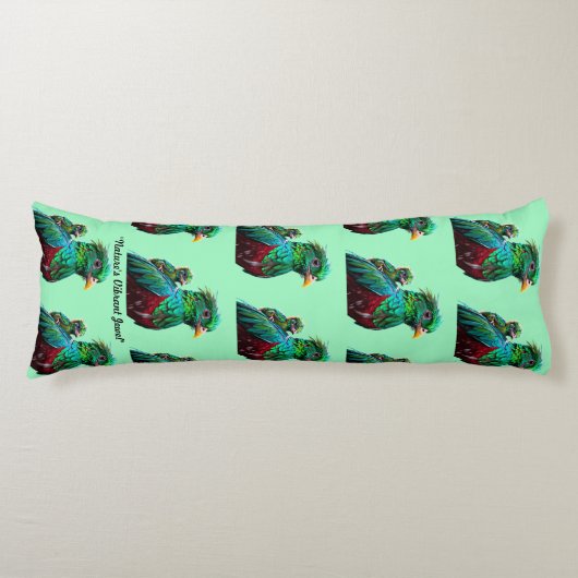 華麗なる羽毛 ボディピロー (正面)