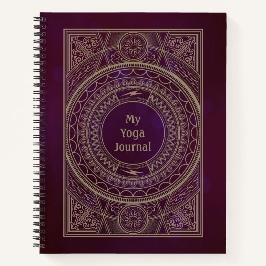 華麗なアートデコカスタム ノートブック (正面)