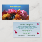 華麗なダリア 名刺 (正面/裏面)