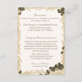 華麗なバラのカトリック用封筒カード エンクロージャーカード (正面)