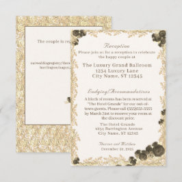 華麗なバラのカトリック用封筒カード エンクロージャーカード