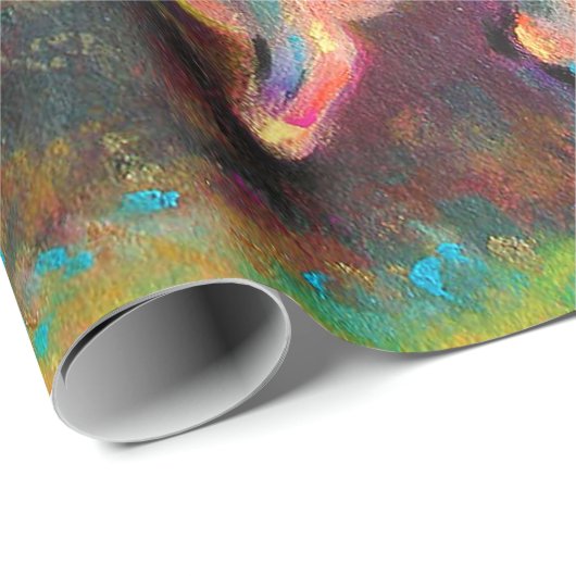 華麗なバレリーナのクリスマスのギフト用包装紙のガスを抜いて下さい! ラッピングペーパー (ロールコーナー)