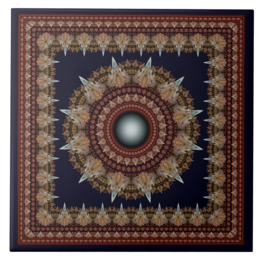 華麗なフラクタルオーナメント タイル (正面)
