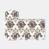 華麗なヴィンテージ バロック様式の花 フェイバーボックス (折り畳みなし)