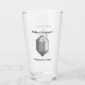 華麗な地質学者の水晶しゃれ タンブラーグラス (正面)