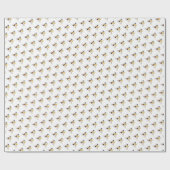 華麗な新可塑主義アートモノグラム。文字E ラッピングペーパー (フラット)