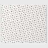 華麗な新可塑主義アートモノグラム。文字F ラッピングペーパー (フラット)