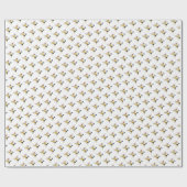 華麗な新可塑主義アートモノグラム。文字H ラッピングペーパー (フラット)