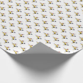 華麗な新可塑主義アートモノグラム。文字H ラッピングペーパー (角)