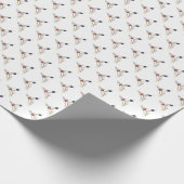 華麗な新可塑主義アートモノグラム。文字L ラッピングペーパー (角)