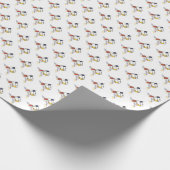 華麗な新可塑主義アートモノグラム。文字P ラッピングペーパー (角)