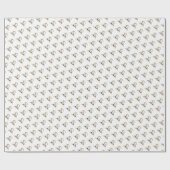 華麗な新可塑主義アートモノグラム。文字S ラッピングペーパー (フラット)