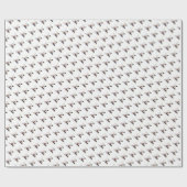 華麗な新可塑主義アートモノグラム。文字Z ラッピングペーパー (フラット)