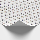 華麗な新可塑主義アートモノグラム。文字Z ラッピングペーパー (角)