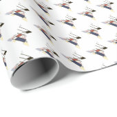 華麗な新可塑主義アートモノグラム。文字Z ラッピングペーパー (ロールコーナー)