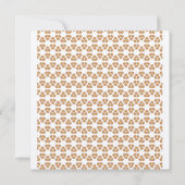 華麗な模様の結婚記念日 招待状 (裏面)