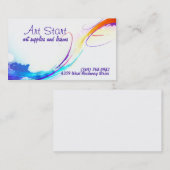 華麗な水彩画III 名刺 (正面/裏面)