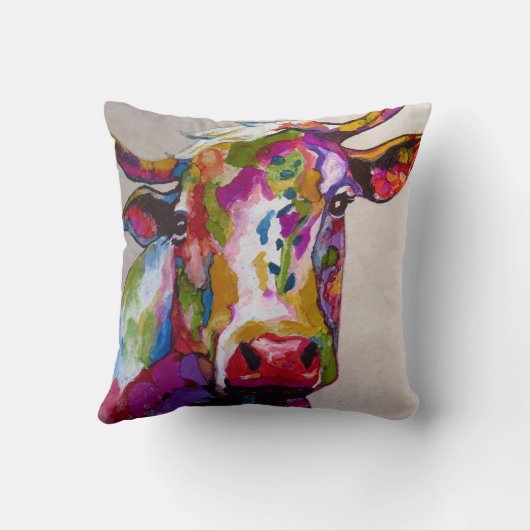 華麗な牛 クッション (裏面)