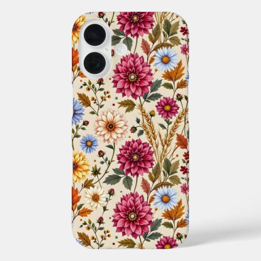 華麗な秋の花 Case-Mate iPhoneケース (裏面)