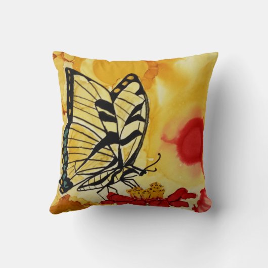 華麗な蝶 クッション (裏面)