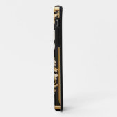 華麗な金ゴールドと白い花のアートワーク Case-Mate iPhoneケース (裏面/左)