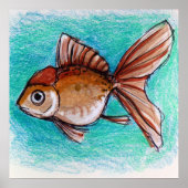 華麗な金魚 ポスター (正面)