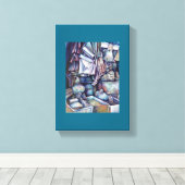 華麗な鉄火センターのスペシャル キャンバスプリント (インサイチュ (ウッドフロア))