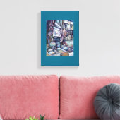 華麗な鉄火センターのスペシャル キャンバスプリント (インサイチュ (リビング))