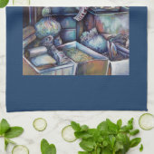 華麗な鉄火センターの特品 キッチンタオル (折り畳み)