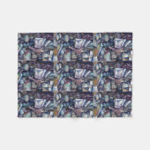 華麗な鉄火センターの特品 フリースブランケット (正面(横))