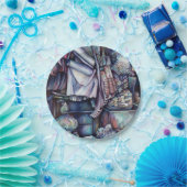 華麗な鉄火センターの特品 ペーパープレート (パーティー)