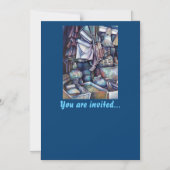 華麗な鉄火センターの特品 マグネット招待状 (正面)