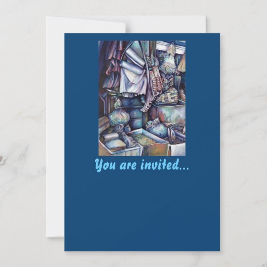 華麗な鉄火センターの特品 マグネット招待状 (正面)