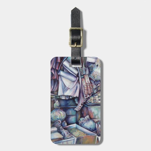 華麗な鉄火センターの特品 ラゲッジタグ (正面縦)