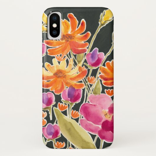 華麗な集まり – ピンクとオレンジの花 Case-Mate iPhoneケース (裏面)