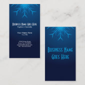 華麗な雪片 名刺 (正面/裏面)